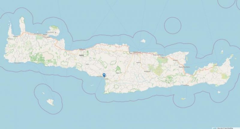 Kokkinos Pyrgos Kreta, Kokkinos Pyrgos, bebaubares Grundstück 3800m² 200m bis zum Meer Grundstück kaufen